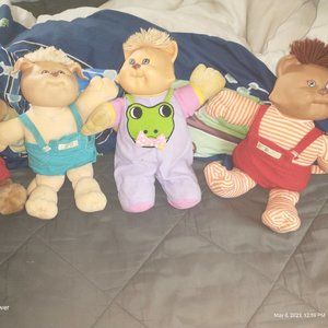 Cabbage patch kids pets Koosas 1985 rare set of four